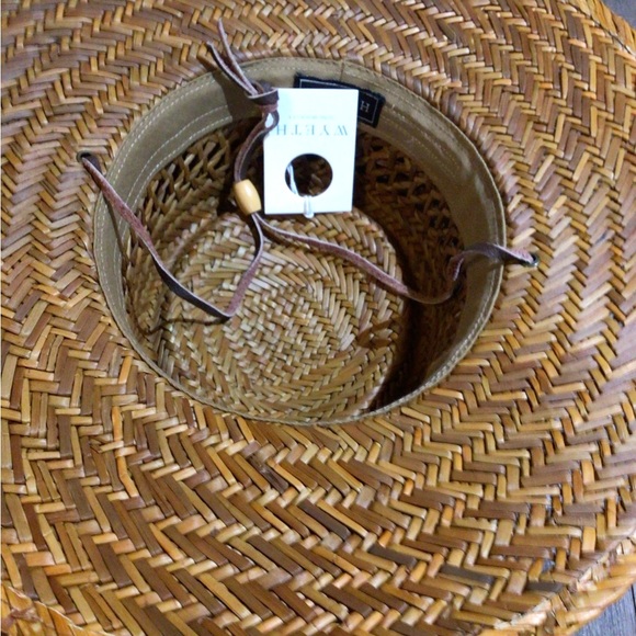 NEW!rare Wyeth rich golden brown boater